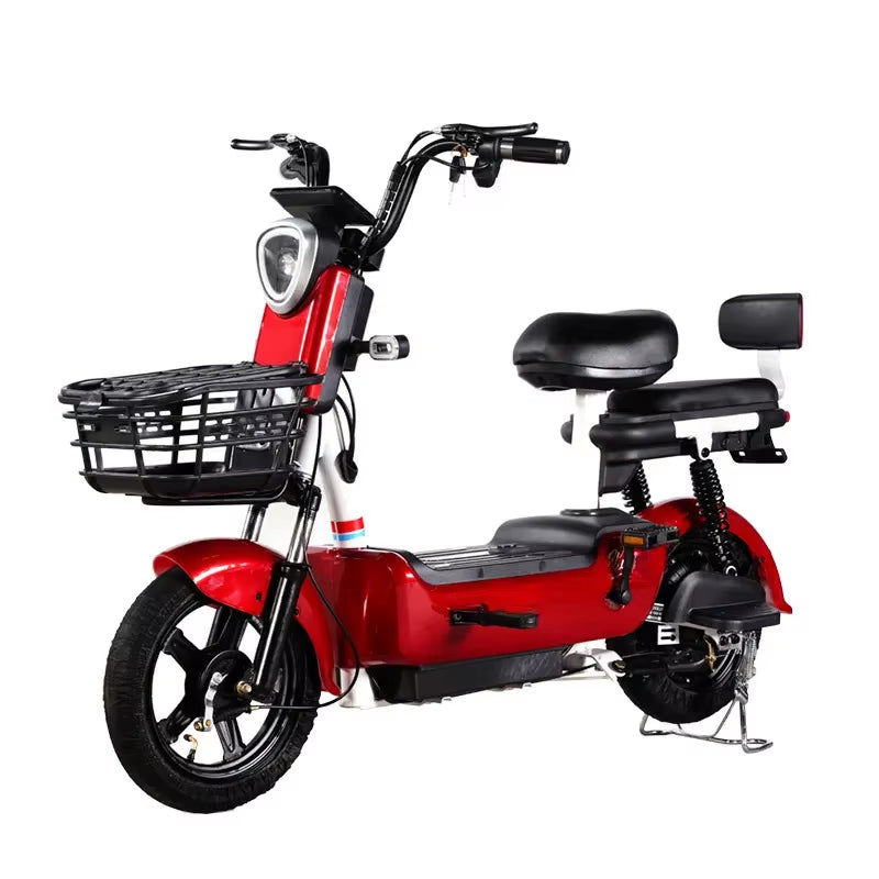 Electric Scooter, Small Car, Adult Commuting, Electric Bicycle, Assisted Two Wheeled Electric Scooter Lightweight and Shockproof