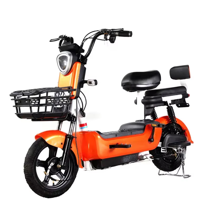 Electric Scooter, Small Car, Adult Commuting, Electric Bicycle, Assisted Two Wheeled Electric Scooter Lightweight and Shockproof